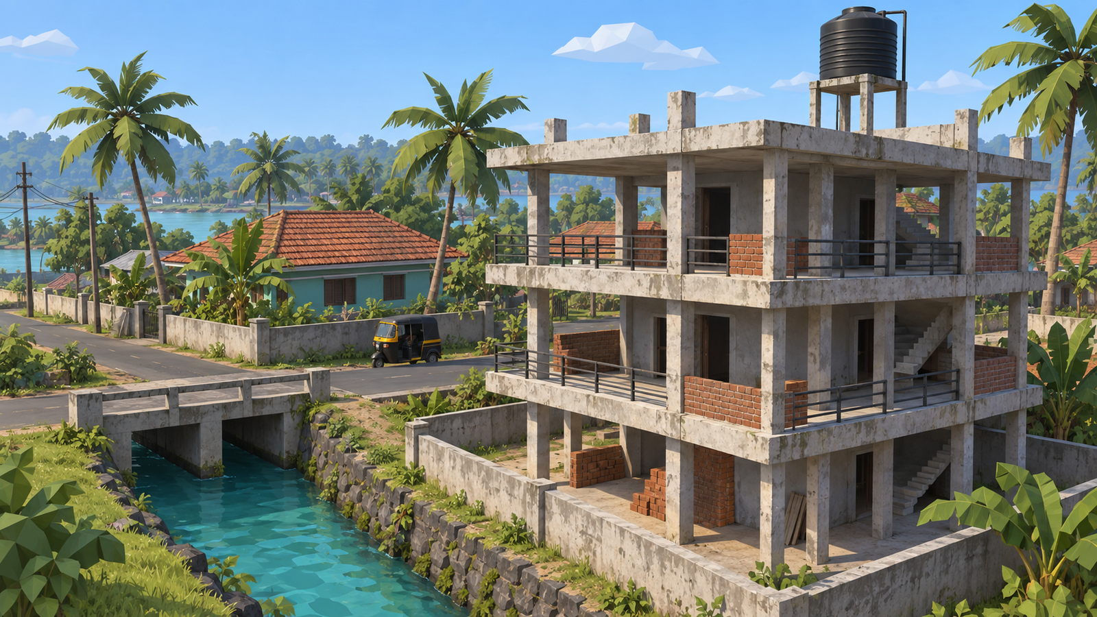 Crash City 3D game illustration