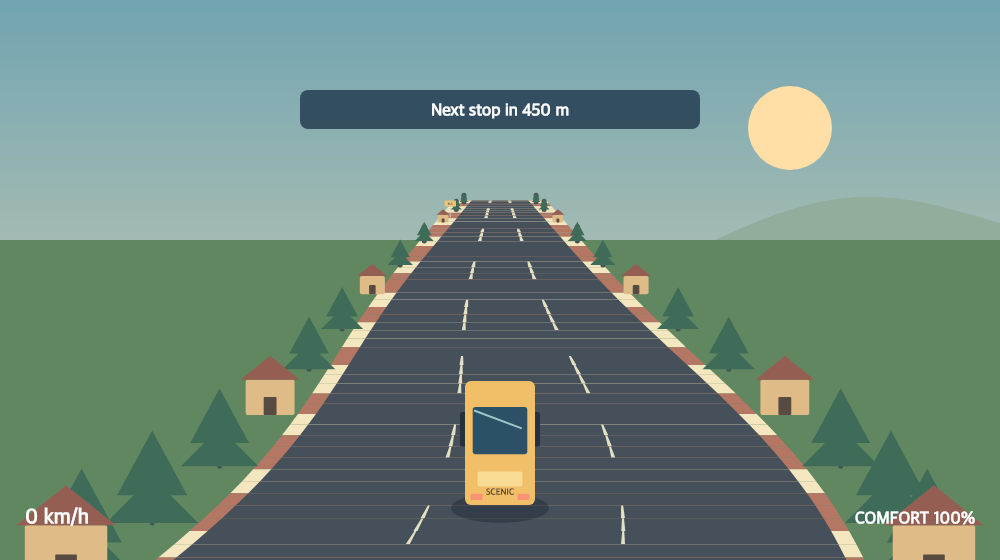 Bus & Beyond game illustration