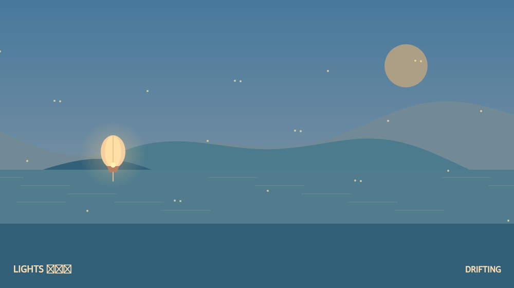 Lantern Drift game illustration